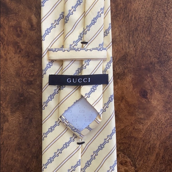 Gucci Necktie - Pale Yellow - Picture 3 of 3
